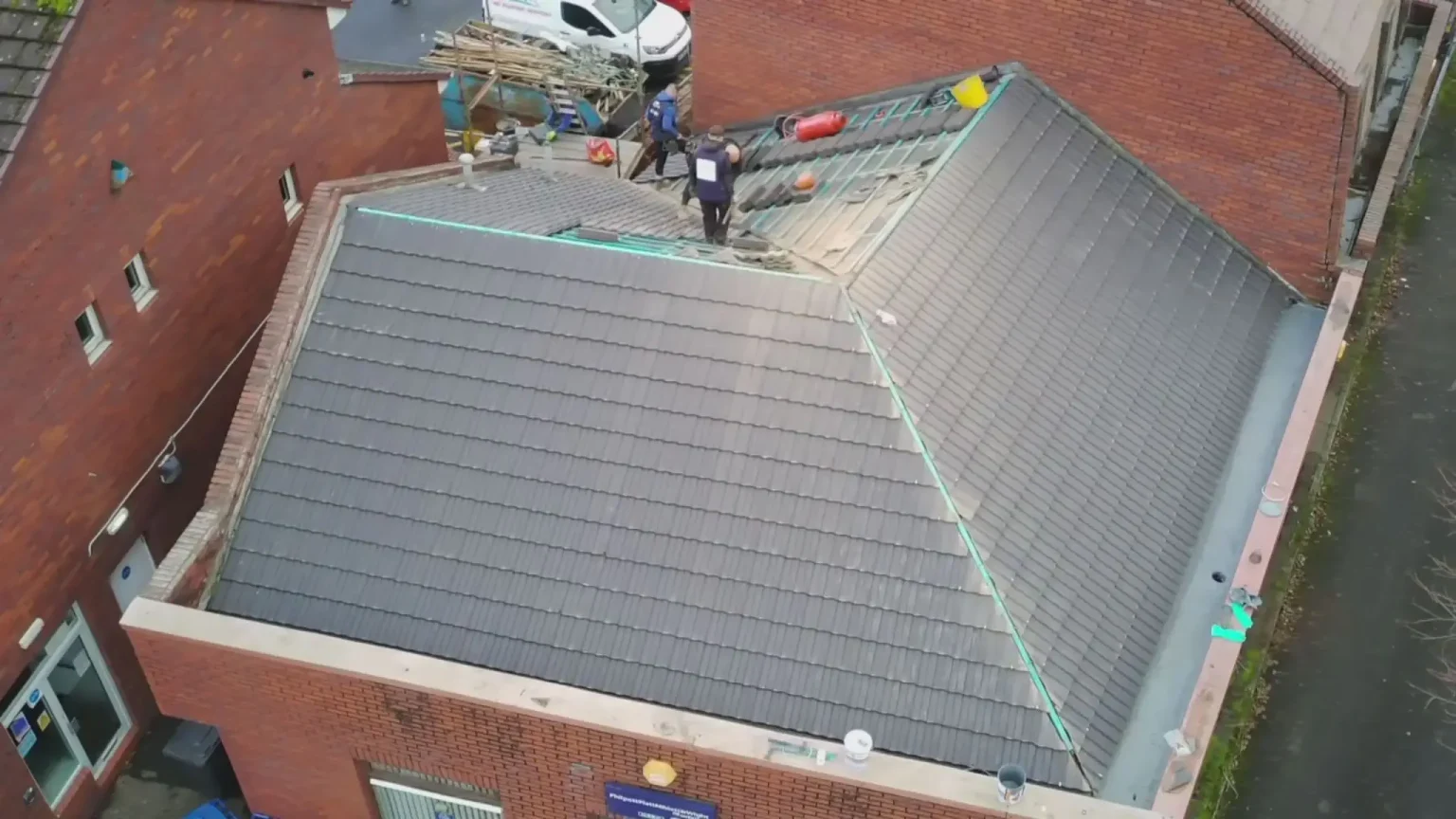 pitched roofing - NC Roofing Services